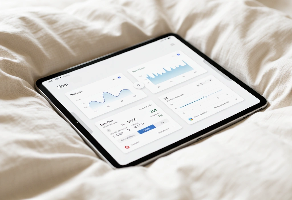 Digitales Interface für Schlafmanagement